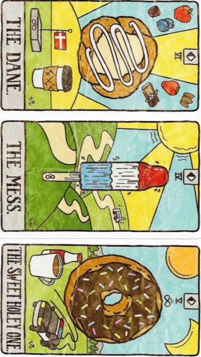 Tarot Deck Food Fortune Pretty Oracle Cards Future