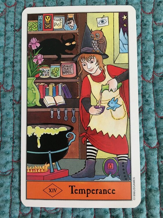 Temperance Halloween Tarot.JPG